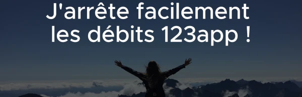 123 app arrêter les frais