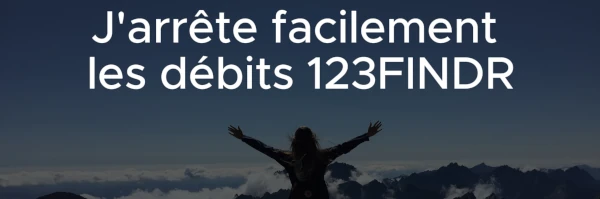 123findr arrêter les frais